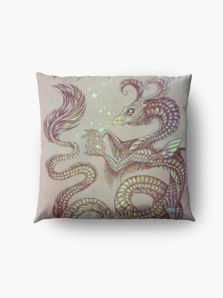 Alternate view of Moth Dragon Floor Pillow