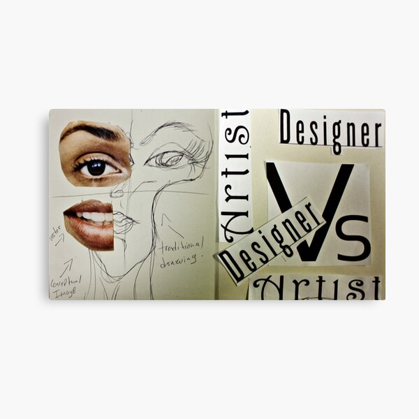 Artist Vs Design 01 Canvas Print