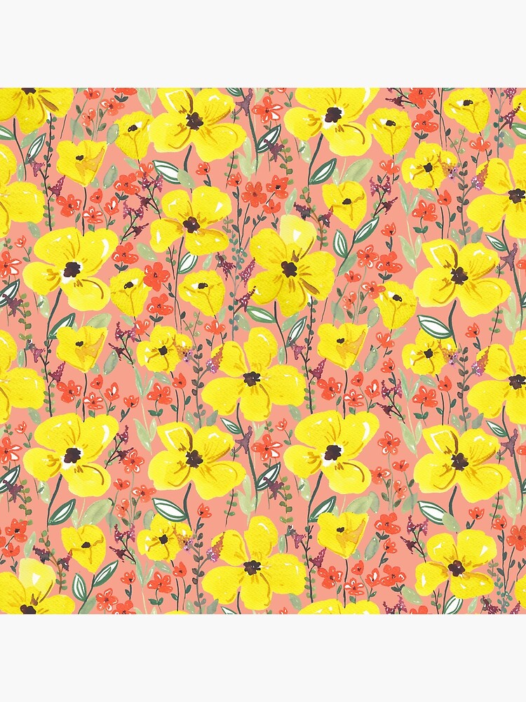 Gelbe Wiesen Blumen von RanitasArt