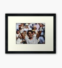 Rafael Nadal Gerahmter Kunstdruck