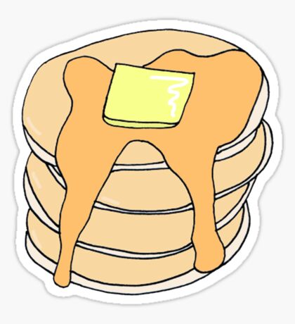Pancake: Stickers | Redbubble