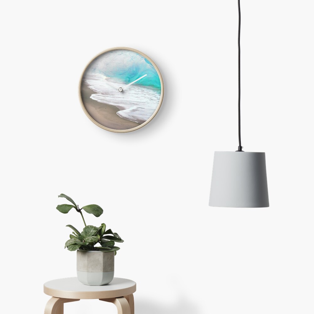 Blue Ice and Warm Waters Clock