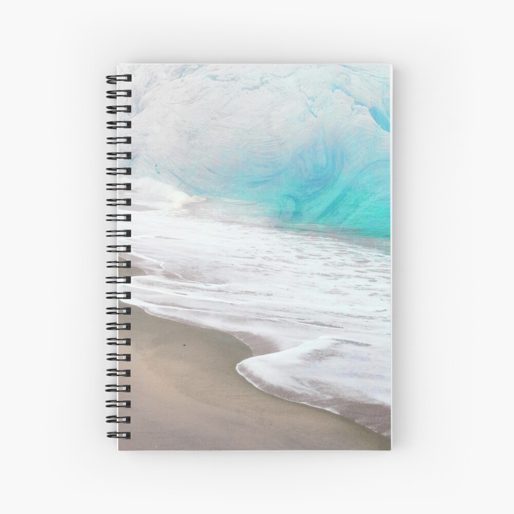 Blue Ice and Warm Waters Spiral Notebook