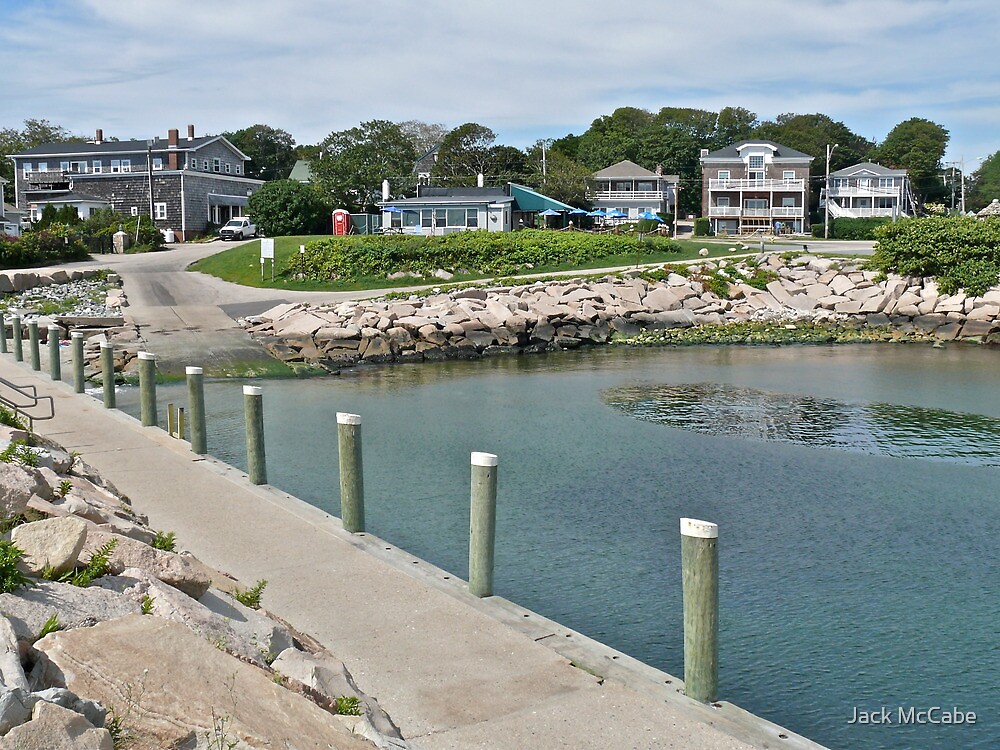 "Boat Ramp at Monahan's Dock Narragansett RI" by Jack McCabe Redbubble
