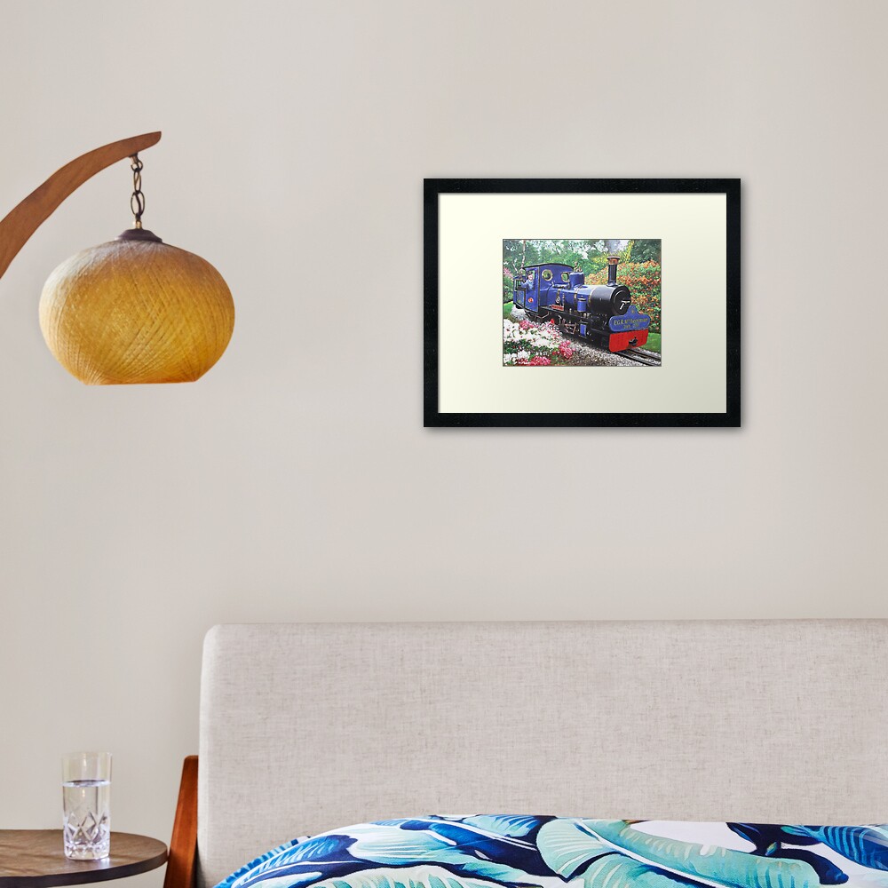 exbury steam railway 10th anniversary Framed Art Print