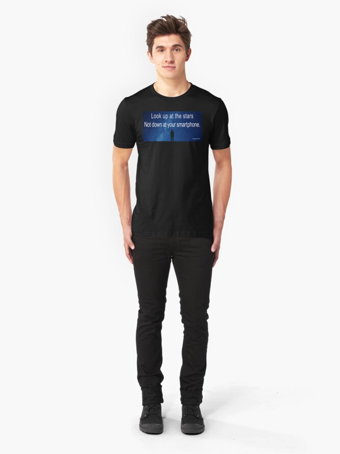 Alternate view of Look Up At The Stars Slim Fit T-Shirt