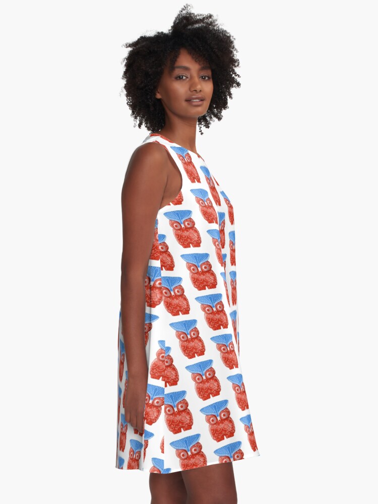 Alternate view of Red Owl A-Line Dress