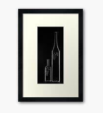 Blown glass bottles Framed Print