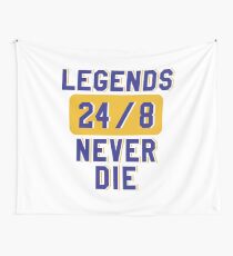 Legends Rip Kobe Never Dies Tribute Black Mamba Out 24 Forever Tapestry