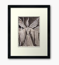 Moth Girl Framed Print