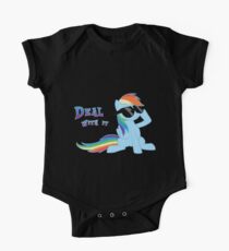 My Little Pony - MLP - Rainbow Dash - Deal With It One Piece - Short Sleeve