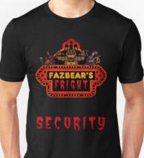 Camiseta unisex Cinco noches en Freddy's - FNAF 3 - Seguridad susto de Fazbear