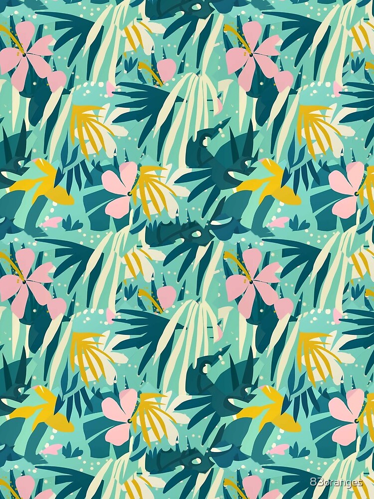 Not All Those Who Wander Are Lost #painting #tropical by 83oranges