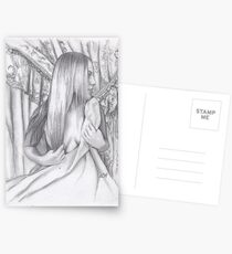 Portrait of Model Tara Leigh Postcards