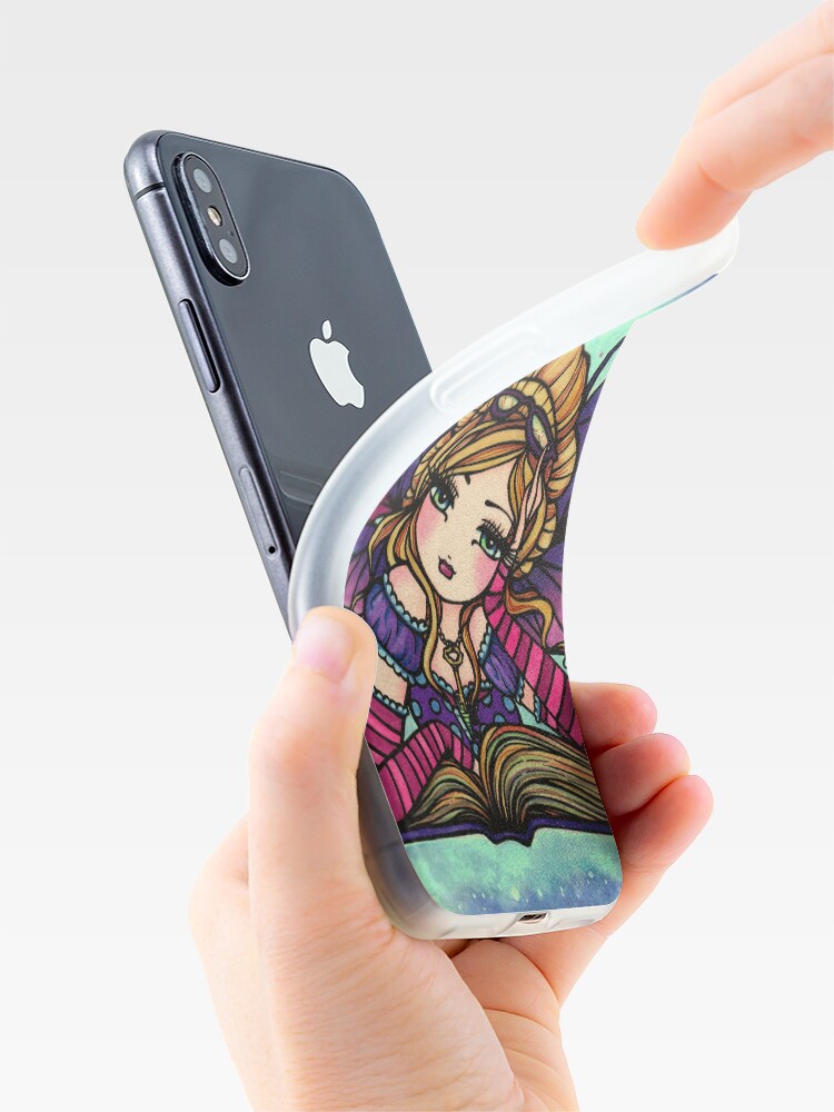 Alternate view of Bookworm Fairy by Hannah Lynn iPhone Case & Cover
