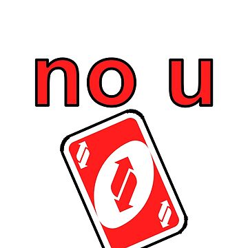 Funny No U Uno Reverse Card Meme | iPad Case & Skin