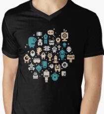 Robots V-Neck T-Shirt