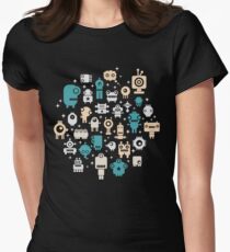 Robots Women's Fitted T-Shirt