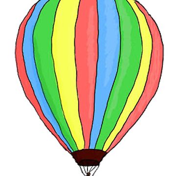 Aircraft Clipart-boy and girl in hot air balloon clipart