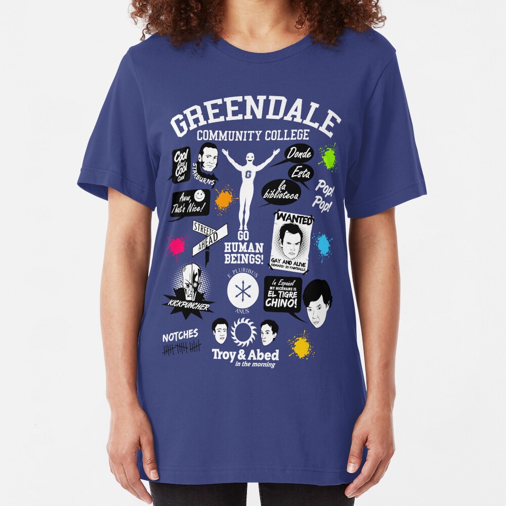 Community Quotes Slim Fit T-Shirt
