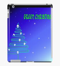 Grünes Weihnachten iPad-Hülle & Klebefolie