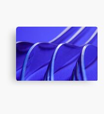 Kitchen Rhapsody: Fork Waves Canvas Print