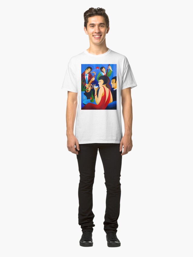 Alternate view of NIGHT AT THE CLUB Classic T-Shirt
