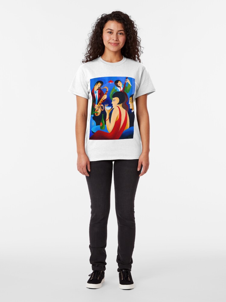 Alternate view of NIGHT AT THE CLUB Classic T-Shirt