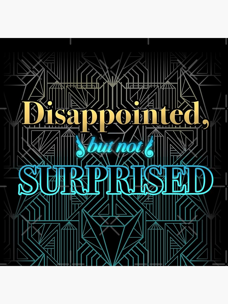 Disappointed, But Not Surprised by OSPYouTube