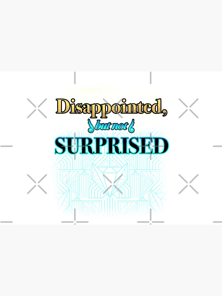 Disappointed, But Not Surprised by OSPYouTube