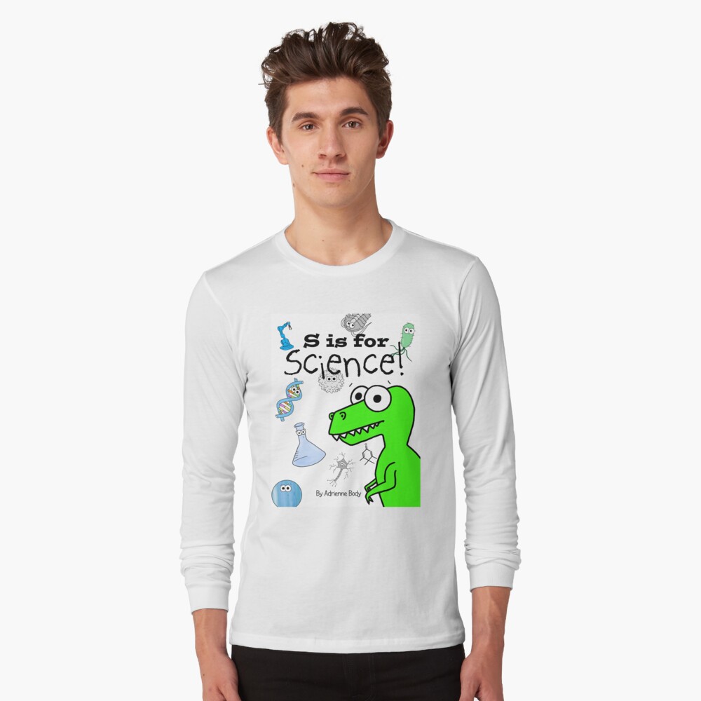 Cover Art - S is for Science Long Sleeve T-Shirt