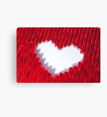 Love, beaded Canvas Print