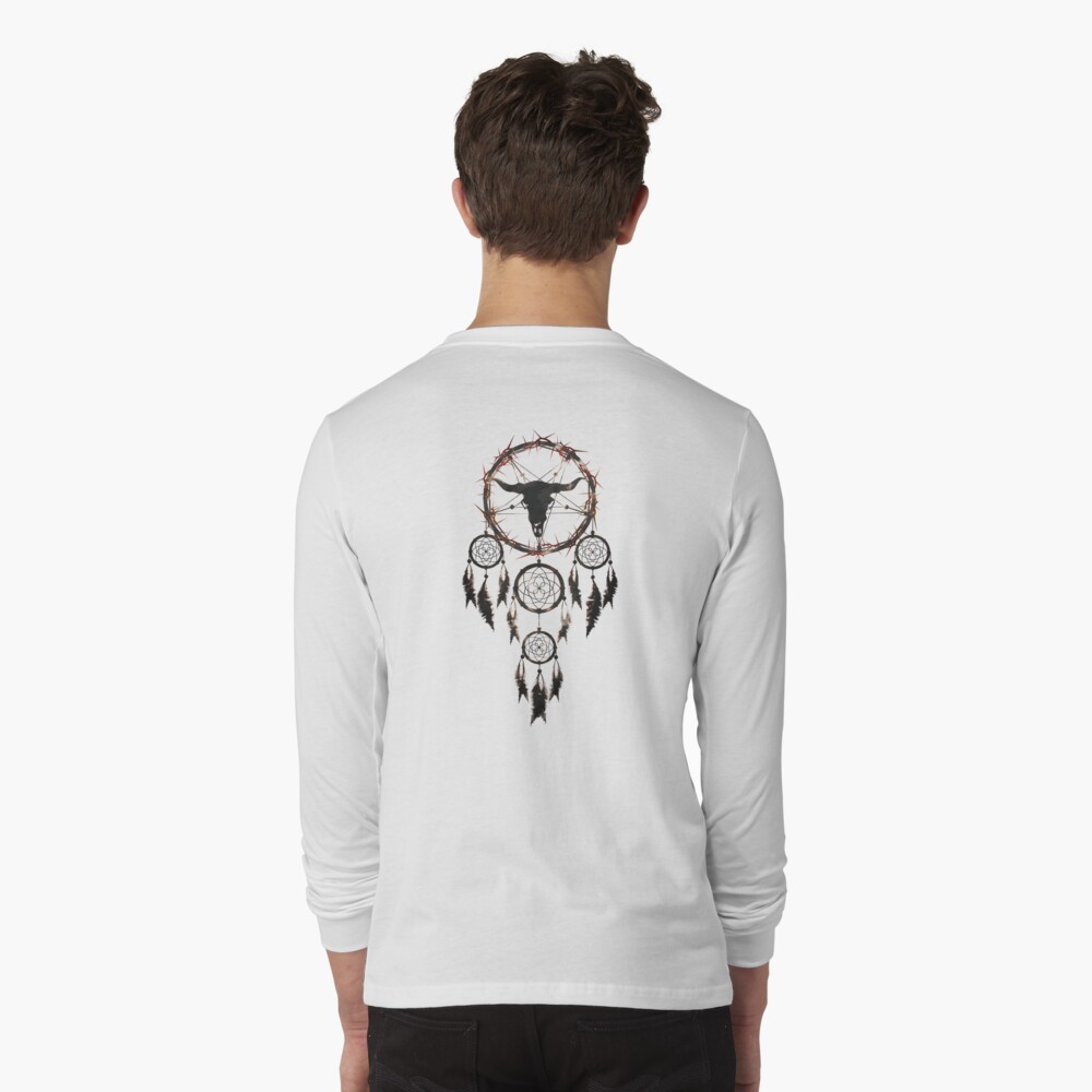 Summoning circle pentagram - Dreamcatcher Long Sleeve T-Shirt