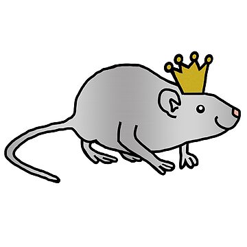 The Rat King Rodent Owner Mouse Rat Lover Crown T-Shirt