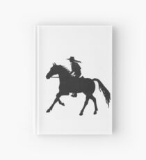 Girl riding a horse - Hardcover Journal