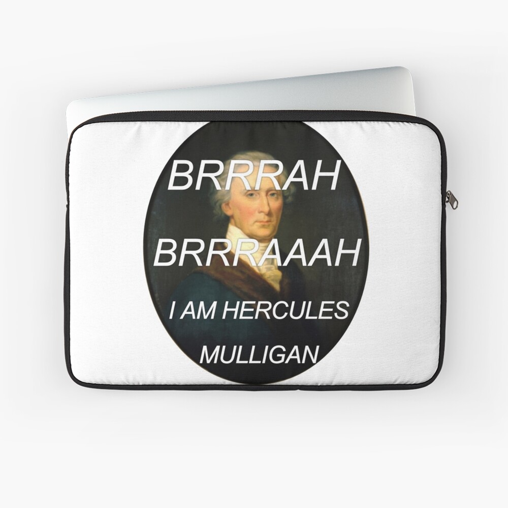 "Hercules Mulligan Hamilton Musical" Laptop Sleeve by rosemulvey2580