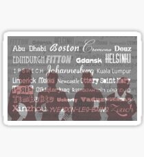 Cabin Pressure A to Z Sticker