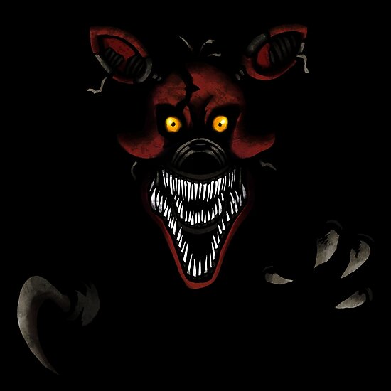 Five Nights At Freddys Fnaf 4 Nightmare Foxy Photographic Print By Kaiserin
