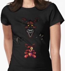 Five Nights at Freddy's - Fnaf 4 - Nightmare Foxy Plush Women's Fitted T-Shirt