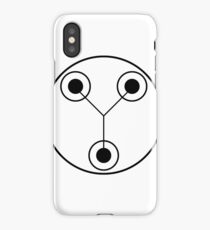 Simple Flux Capacitor Schematic iPhone Case