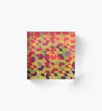 Rombos oleo Acrylic Block