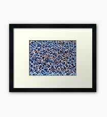 curls and wires attached.. Framed Print