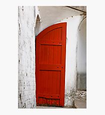 Red Door Photographic Print