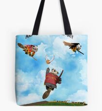 Hairy Panda Tote Bag