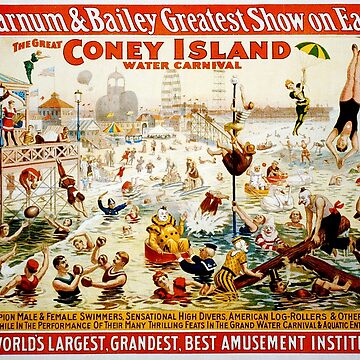 Artwork thumbnail, The great Coney Island water carnival by Alex-Strange