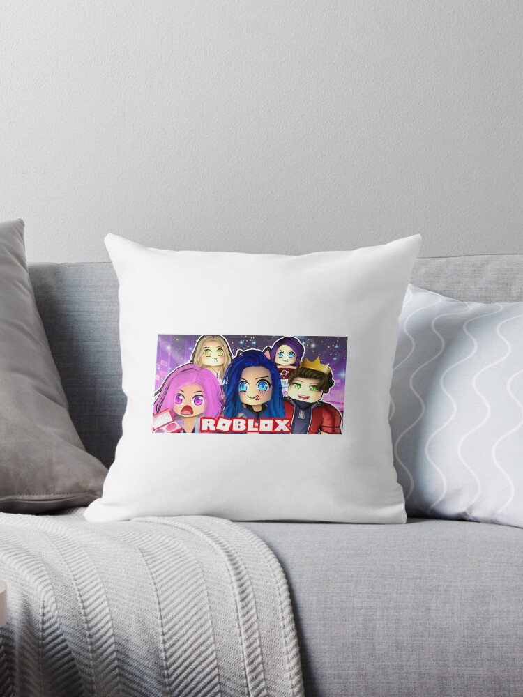 Funneh Krew Roblox Throw Pillow By Fullfit Redbubble
