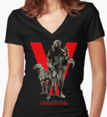 The Phantom Pain Women's Fitted V-Neck T-Shirt