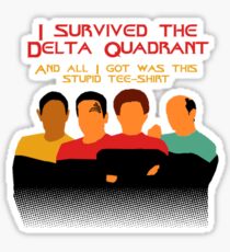 Voyages in the Delta Quadrant Sticker