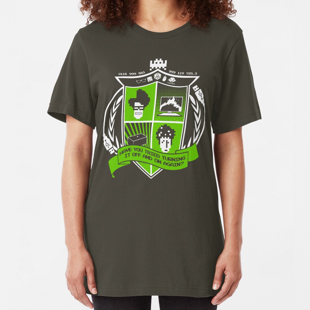 The IT Crowd Crest Slim Fit T-Shirt