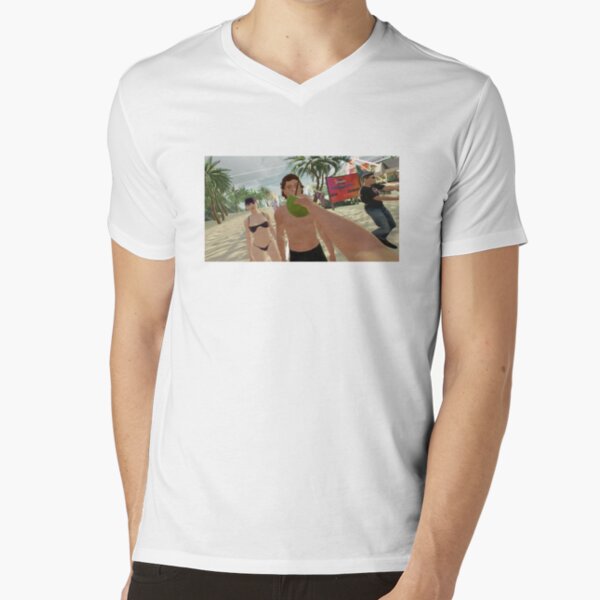 BACK OFF SIMP! V-Neck T-Shirt
